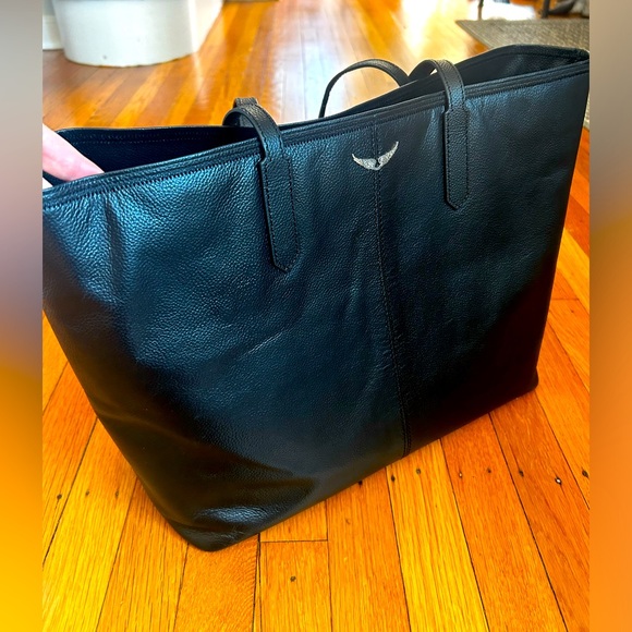 Zadig & Voltaire Handbags - Pristine Zadig and Voltaire black leather bag - new!!!